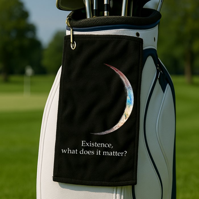 Existence What Does It Matter Astronomy Physics Golf Towel