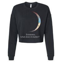 Existence What Does It Matter Astronomy Physics Cropped Pullover Crew