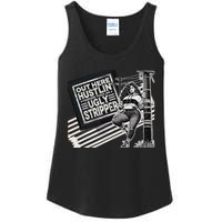 Empowered Woman Distressed Lettering Ladies Motivational Ladies Essential Tank