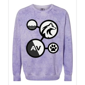 Elemental Waterwolf Colorblast Crewneck Sweatshirt