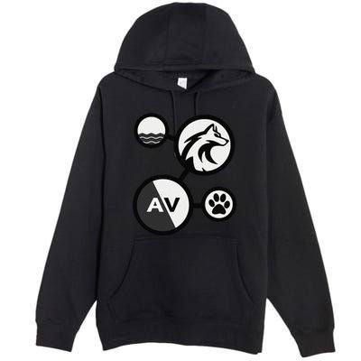 Elemental Waterwolf Premium Pullover Hoodie