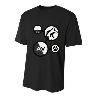 Elemental Waterwolf Youth Performance Sprint T-Shirt
