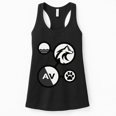 Elemental Waterwolf Womens Tank Top