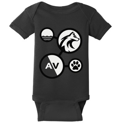Elemental Waterwolf Baby Bodysuit