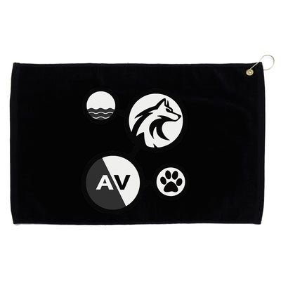 Elemental Waterwolf Grommeted Golf Towel