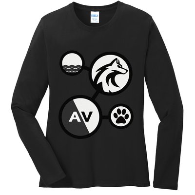 Elemental Waterwolf Ladies Long Sleeve Shirt