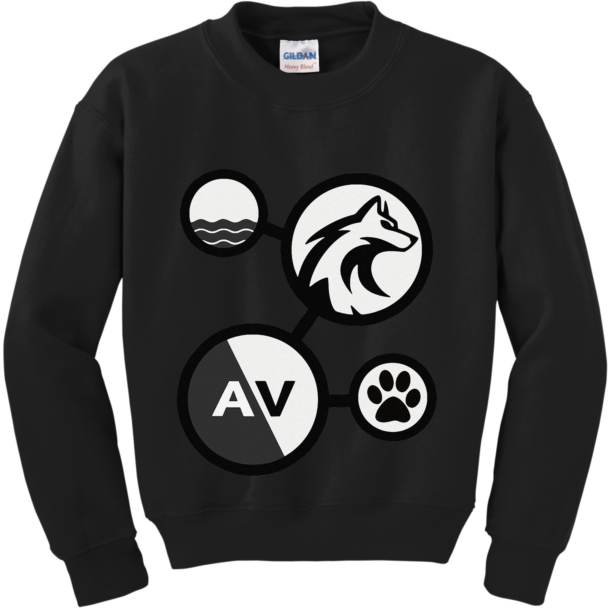 Elemental Waterwolf Kids Sweatshirt