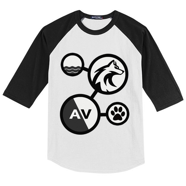 Elemental Waterwolf Kids Colorblock Raglan Jersey