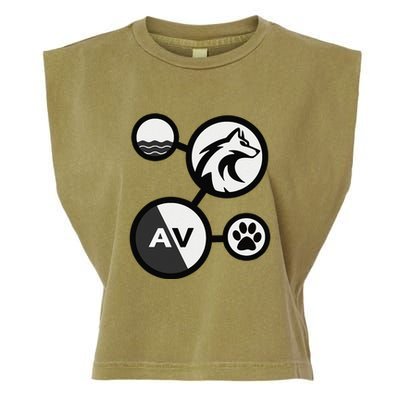 Elemental Waterwolf Garment-Dyed Women's Muscle Tee