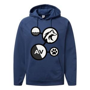 Elemental Waterwolf Performance Fleece Hoodie