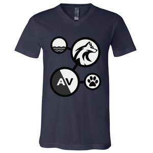 Elemental Waterwolf V-Neck T-Shirt