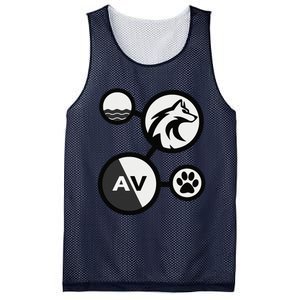 Elemental Waterwolf Mesh Reversible Basketball Jersey Tank