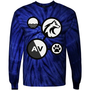 Elemental Waterwolf Tie-Dye Long Sleeve Shirt