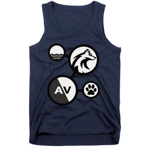 Elemental Waterwolf Tank Top