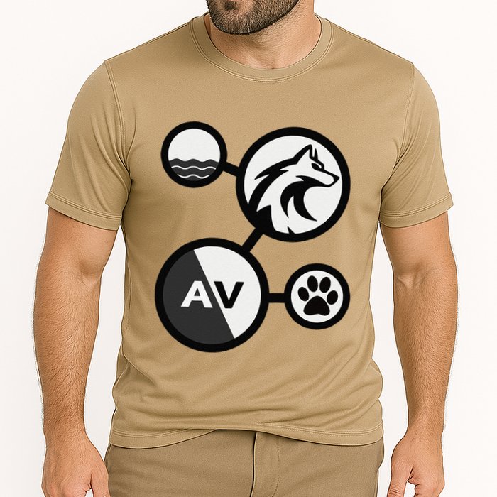 Elemental Waterwolf Cooling Performance Crew T-Shirt