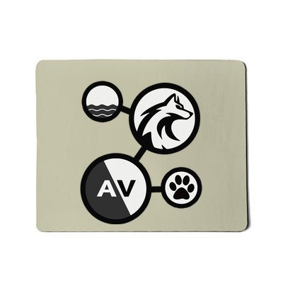 Elemental Waterwolf Mousepad