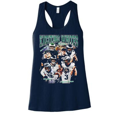 Exciting Whites Women's Racerback Tank