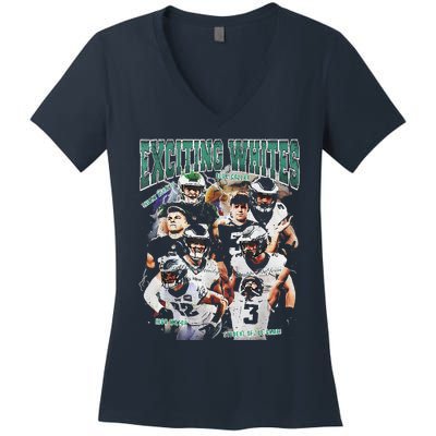 Exciting Whites Women's V-Neck T-Shirt