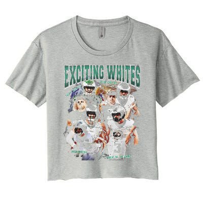 Exciting Whites Women's Crop Top Tee