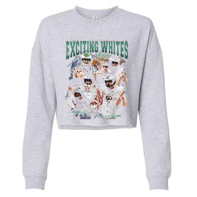 Exciting Whites Cropped Pullover Crew