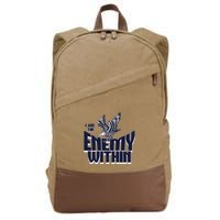 Enemy Within Cotton Canvas Backpack