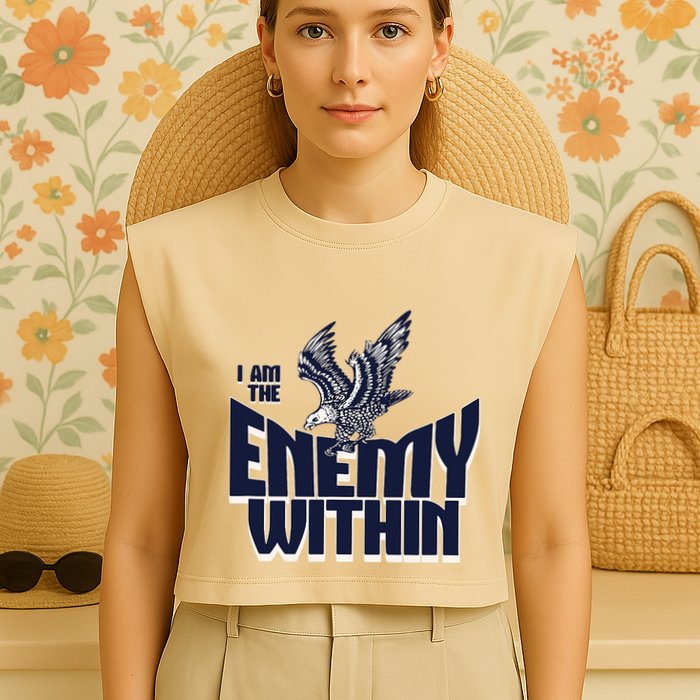 Enemy Within Garment-Dyed Women's Muscle Tee