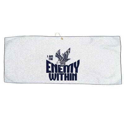 Enemy Within Large Microfiber Waffle Golf Towel
