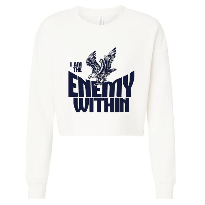 Enemy Within Cropped Pullover Crew