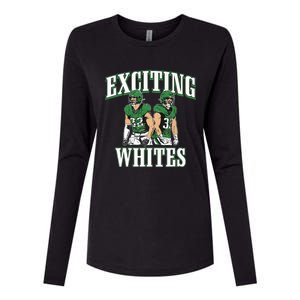 Exciting Whites Womens Cotton Relaxed Long Sleeve T-Shirt