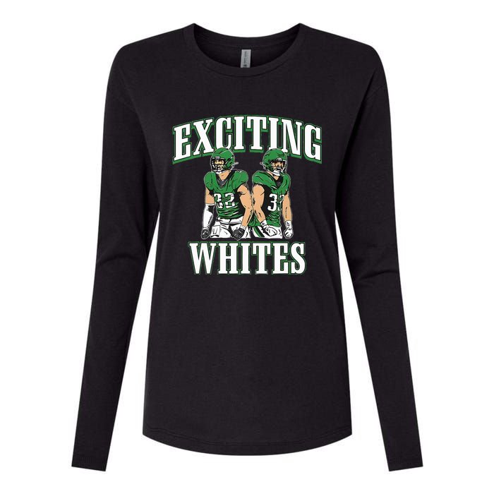 Exciting Whites Womens Cotton Relaxed Long Sleeve T-Shirt