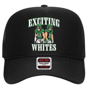 Exciting Whites High Crown Mesh Back Trucker Hat