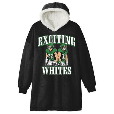 Exciting Whites Hooded Wearable Blanket