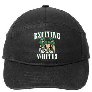 Exciting Whites 7-Panel Snapback Hat