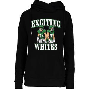 Exciting Whites Womens Funnel Neck Pullover Hood