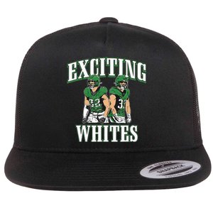 Exciting Whites Flat Bill Trucker Hat