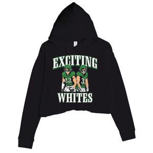 Exciting Whites Crop Fleece Hoodie