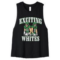 Exciting Whites Women's Racerback Cropped Tank