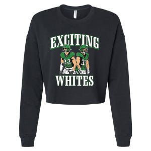 Exciting Whites Cropped Pullover Crew