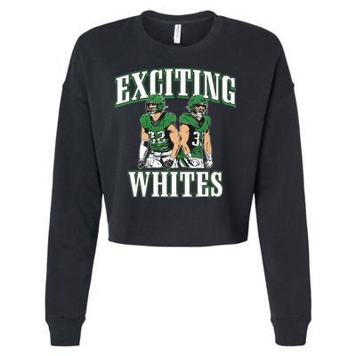 Exciting Whites Cropped Pullover Crew