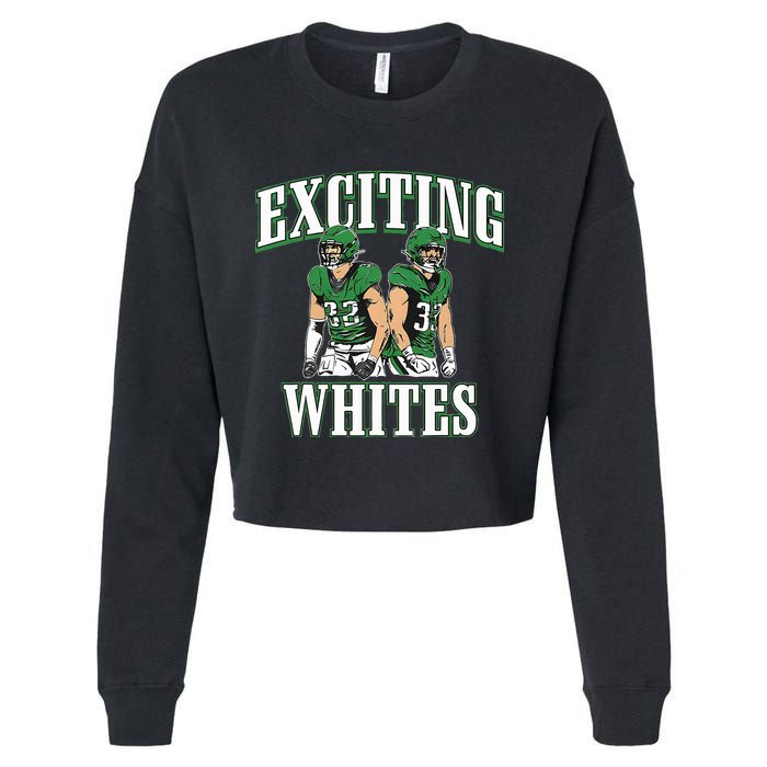 Exciting Whites Cropped Pullover Crew