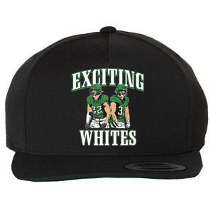 Exciting Whites Wool Snapback Cap