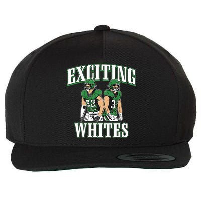 Exciting Whites Wool Snapback Cap