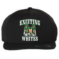 Exciting Whites Wool Snapback Cap