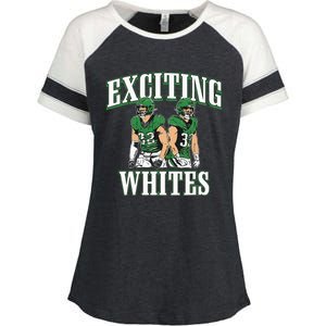 Exciting Whites Enza Ladies Jersey Colorblock Tee