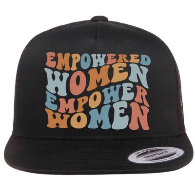 Empowered Women Empower Feminist Flat Bill Trucker Hat