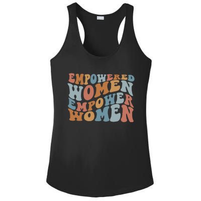 Empowered Women Empower Feminist Ladies PosiCharge Competitor Racerback Tank