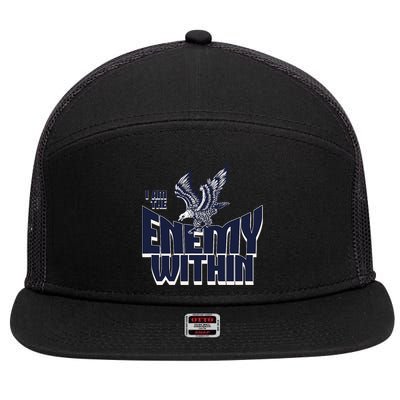 Enemy Within 7 Panel Mesh Trucker Snapback Hat