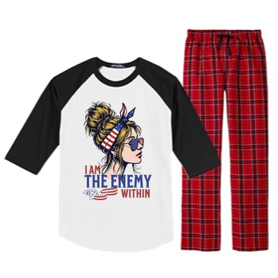 Enemy Within Raglan Sleeve Pajama Set