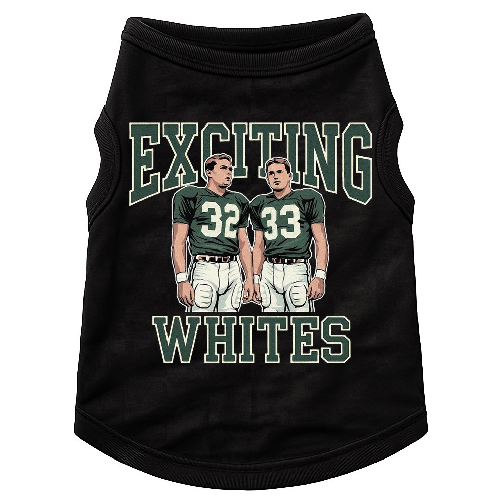 Exciting Whites Exciting Whites Exciting Whites Doggie Tank