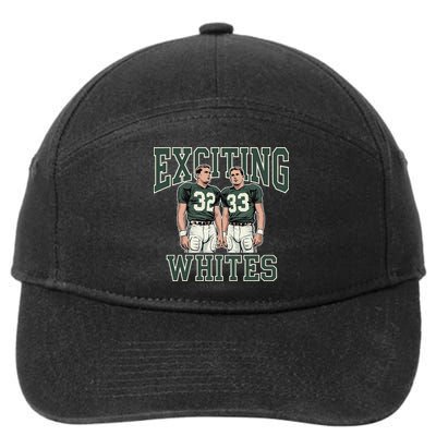 Exciting Whites Exciting Whites Exciting Whites 7-Panel Snapback Hat